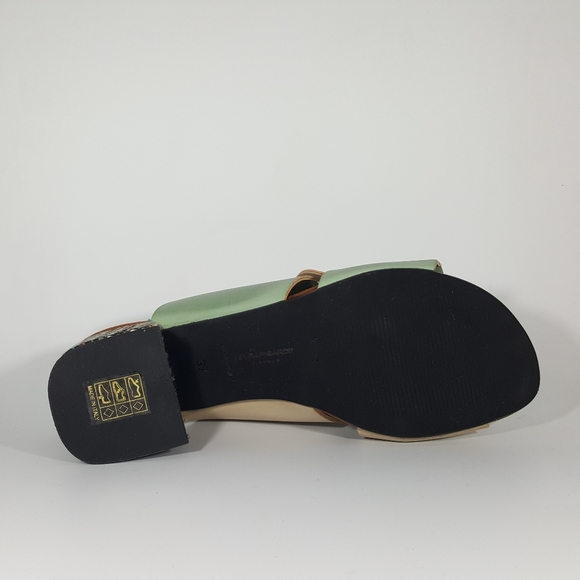 NR Rapisardi Interlocking Banded Block Heel Sandal - Picture 2 of 4